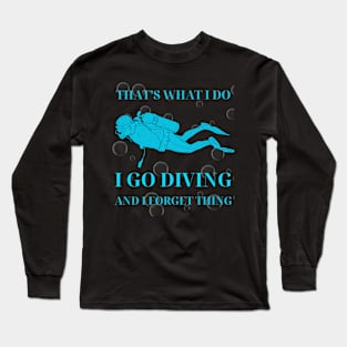 scuba diving Long Sleeve T-Shirt